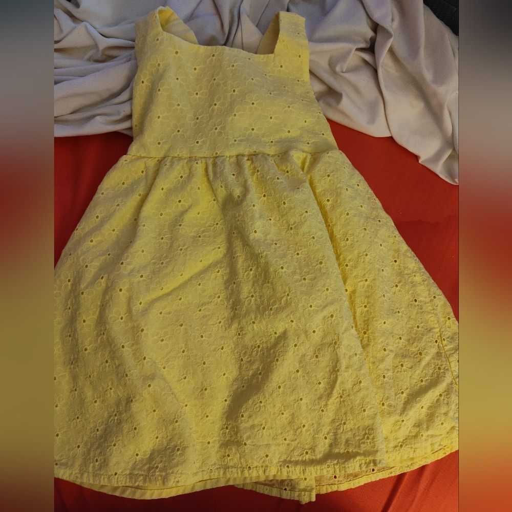 Wonder Nation Yellow Sleeveless Sundress
